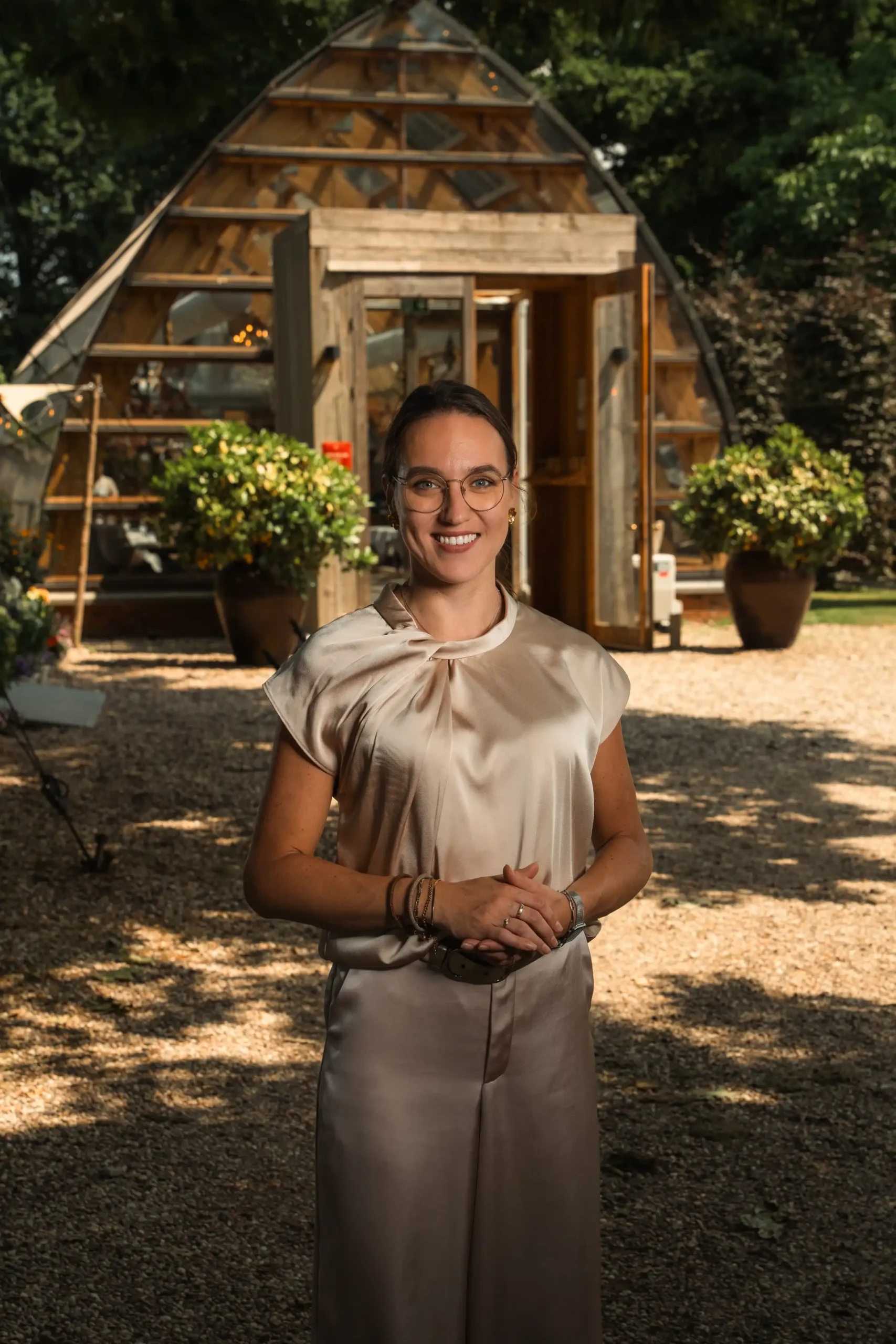 Sommelier Daphne van den Hoven bij Orangerie de Pol